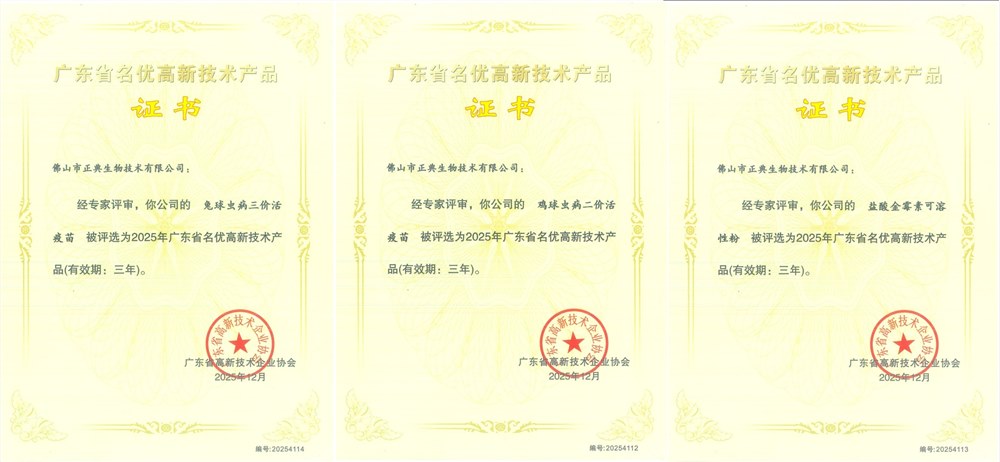 喜訊！正典生物3項產品獲評2025年廣東省名優(yōu)高新技術產品
